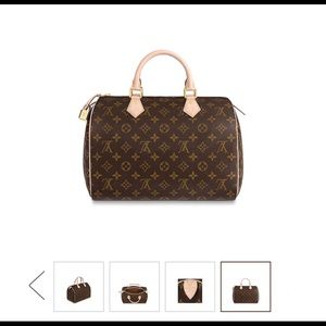 LOUIS VUITTON Monogram SPEEDY 30